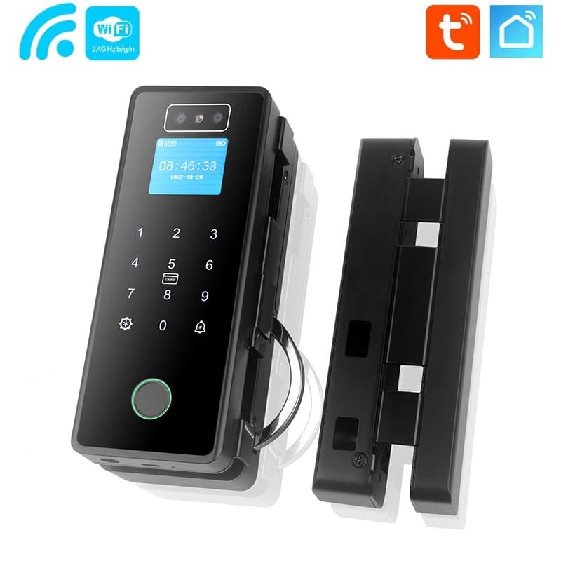 R400G Cerradura Facial 3D WIFI Tuya Smart para puerta de vidrio