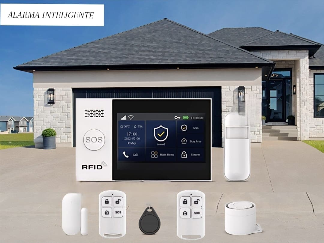 Kit de Alarma Inalámbrica WG107T WIFI 4G RF 433Mhz
